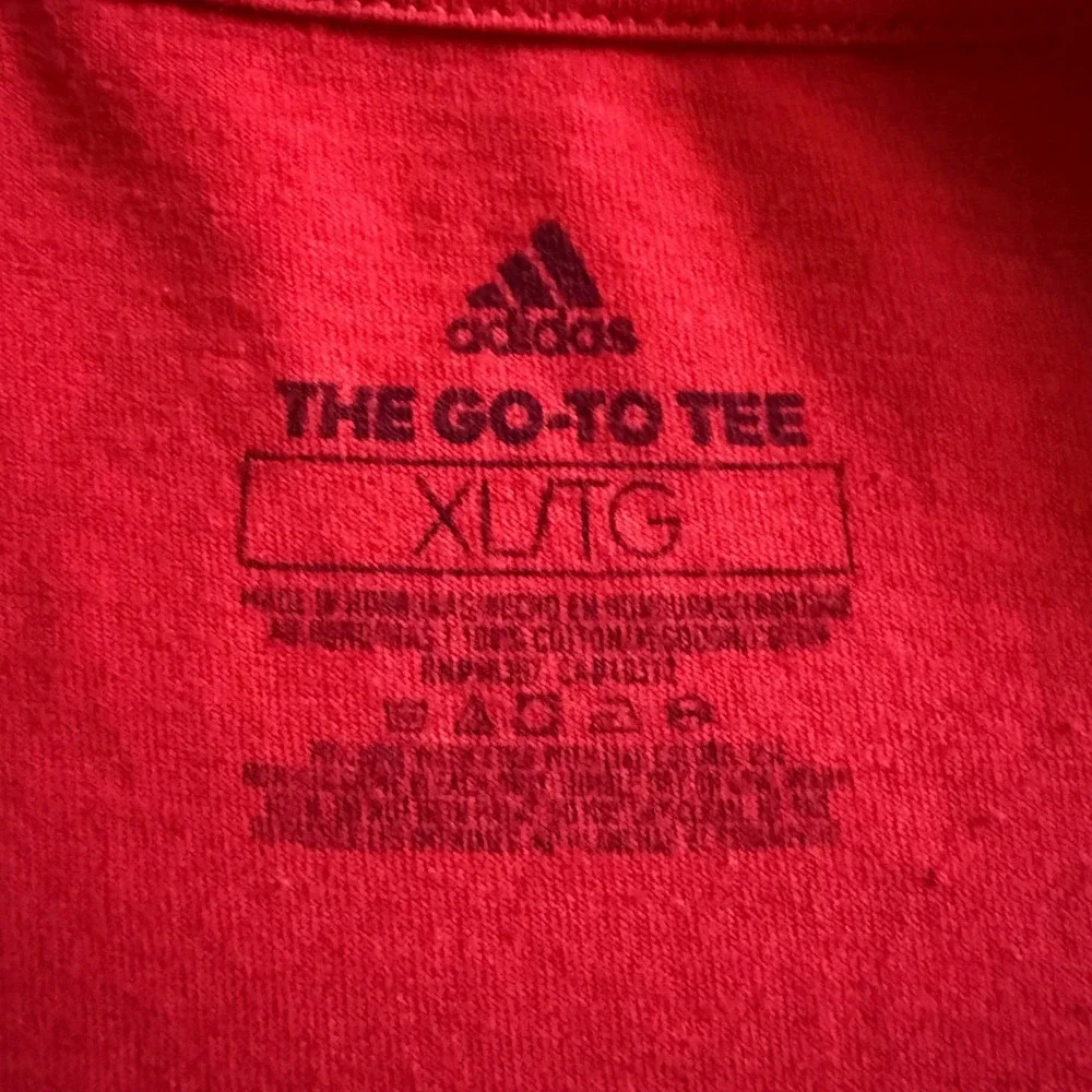 Washington Capitals Short Sleeve T Shirt Adidas Red SIze XLarge‎ NHL Hockey